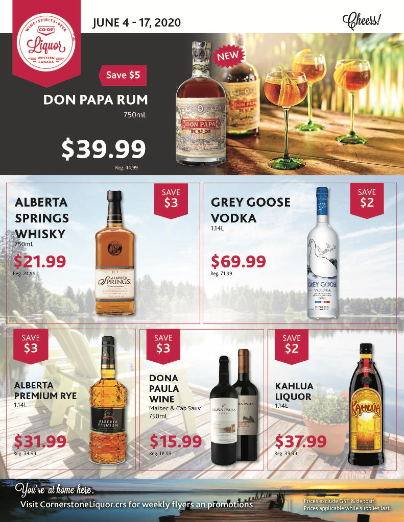 Weekly Flyer Cornerstone Coop Liquor