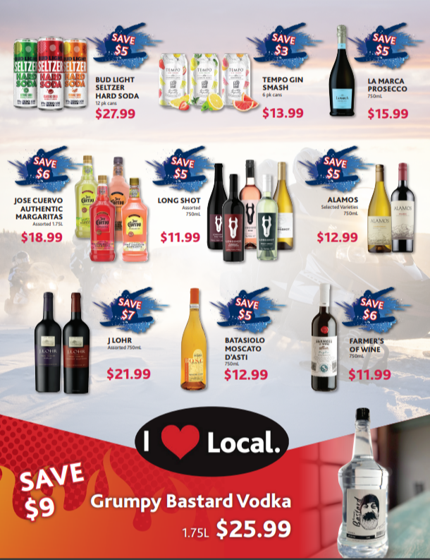 Weekly Flyer Cornerstone Coop Liquor